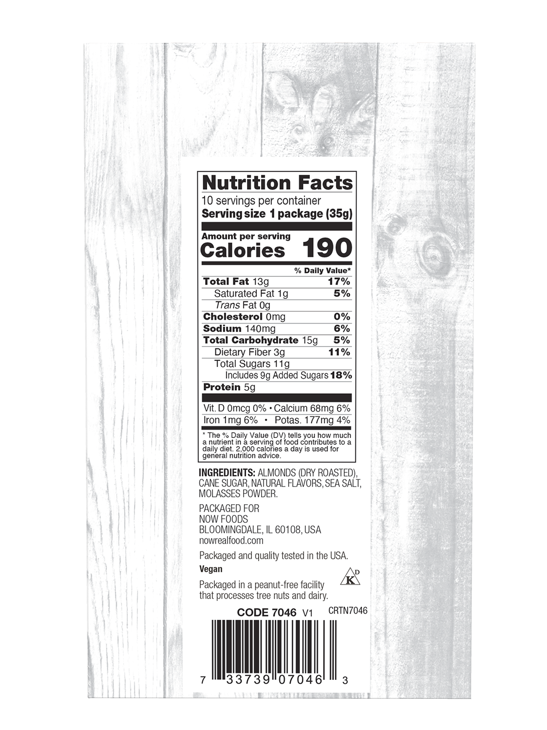 NOW Foods, Salted Caramel Almonds, Deliciously Sweet, 10 Single Packets