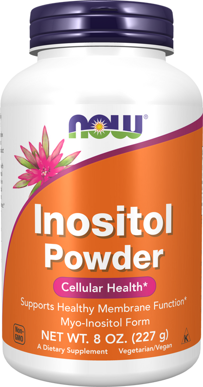 NOW Supplements, Inositol Powder, Cellular Health*, 8-oz