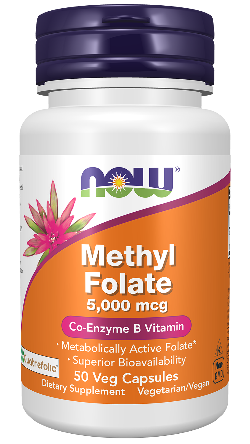NOW Supplements, Methyl Folate 5000 mcg, 50 Veg Caps