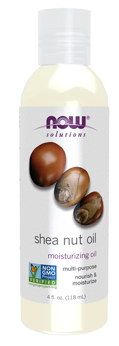 NOW Solutions, Shea Nut Oil, Multi-Purpose Intense Moisturizing, 4 fl. oz