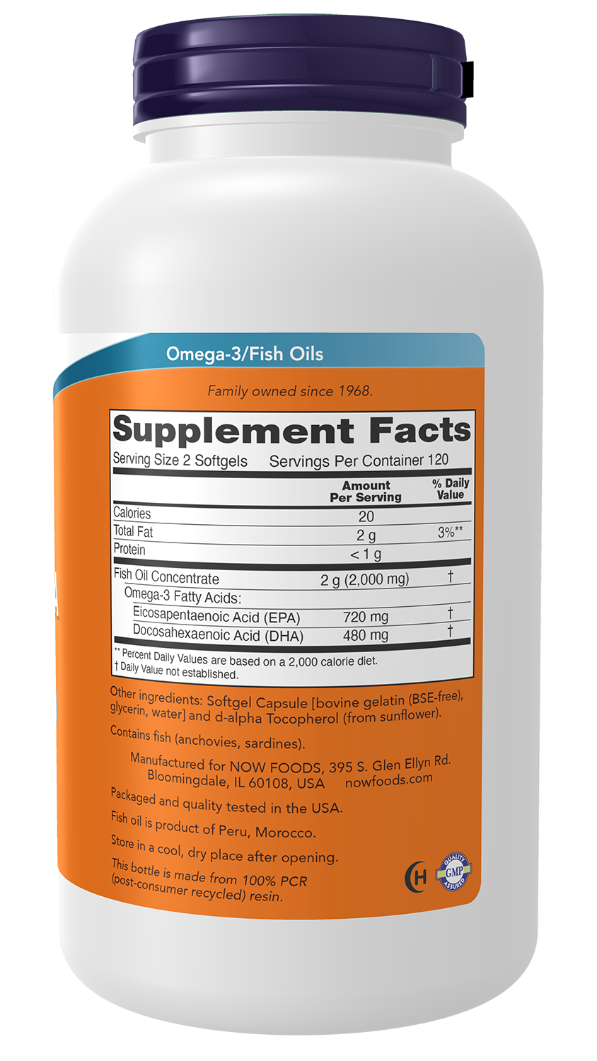 NOW Supplements, Super Omega EPA, Molecularly Distilled, 240 Softgels