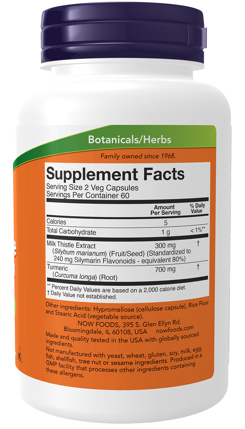 NOW Supplements, Silymarin Milk Thistle Extract 150 mg, 120 Veg Caps