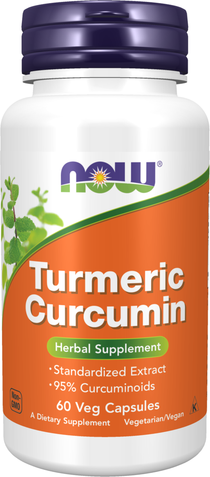 NOW Supplements, Turmeric Curcumin,  95% Curcuminoids, 60 Veg Caps