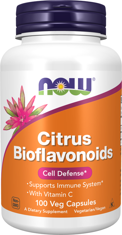 NOW Supplements, Citrus Bioflavonoids 700mg, Cell Defense*, 100 Veg Caps