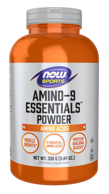NOW Sports, Amino-9 Essentials™ Powder, Essential Amino Acids, 330g