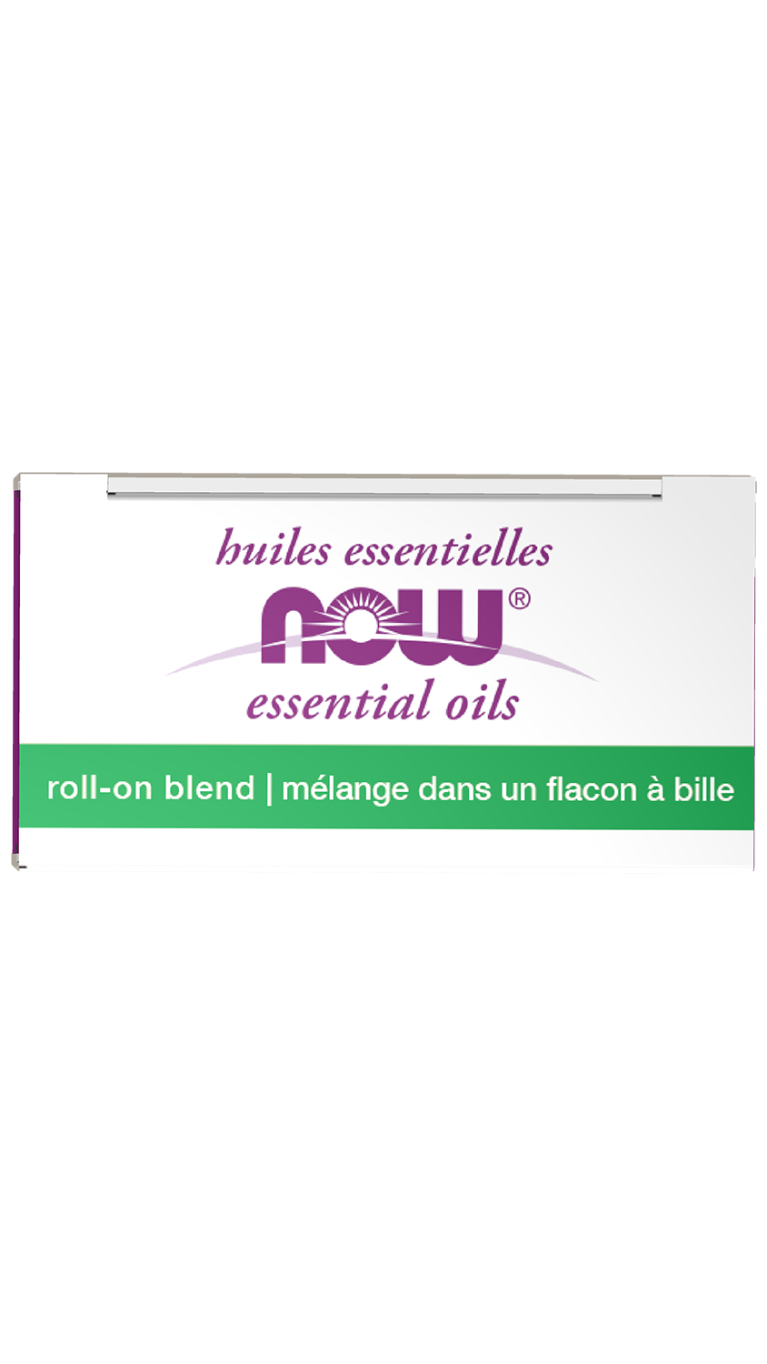 NOW Essential Oils, Mind That Energy Focusing Roll On Blend, 10 mL