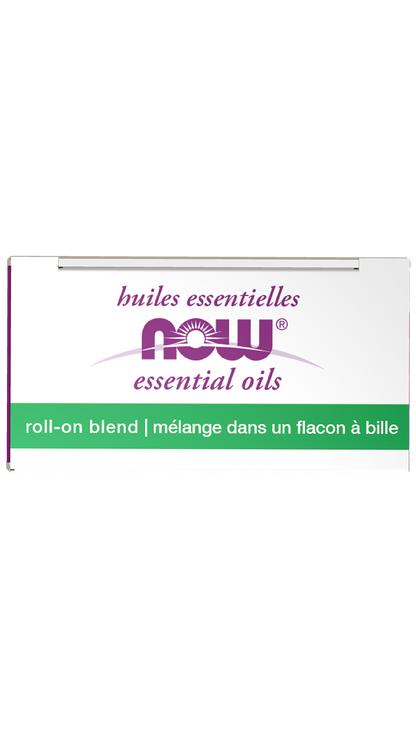 NOW Essential Oils, Mind That Energy Focusing Roll On Blend, 10 mL