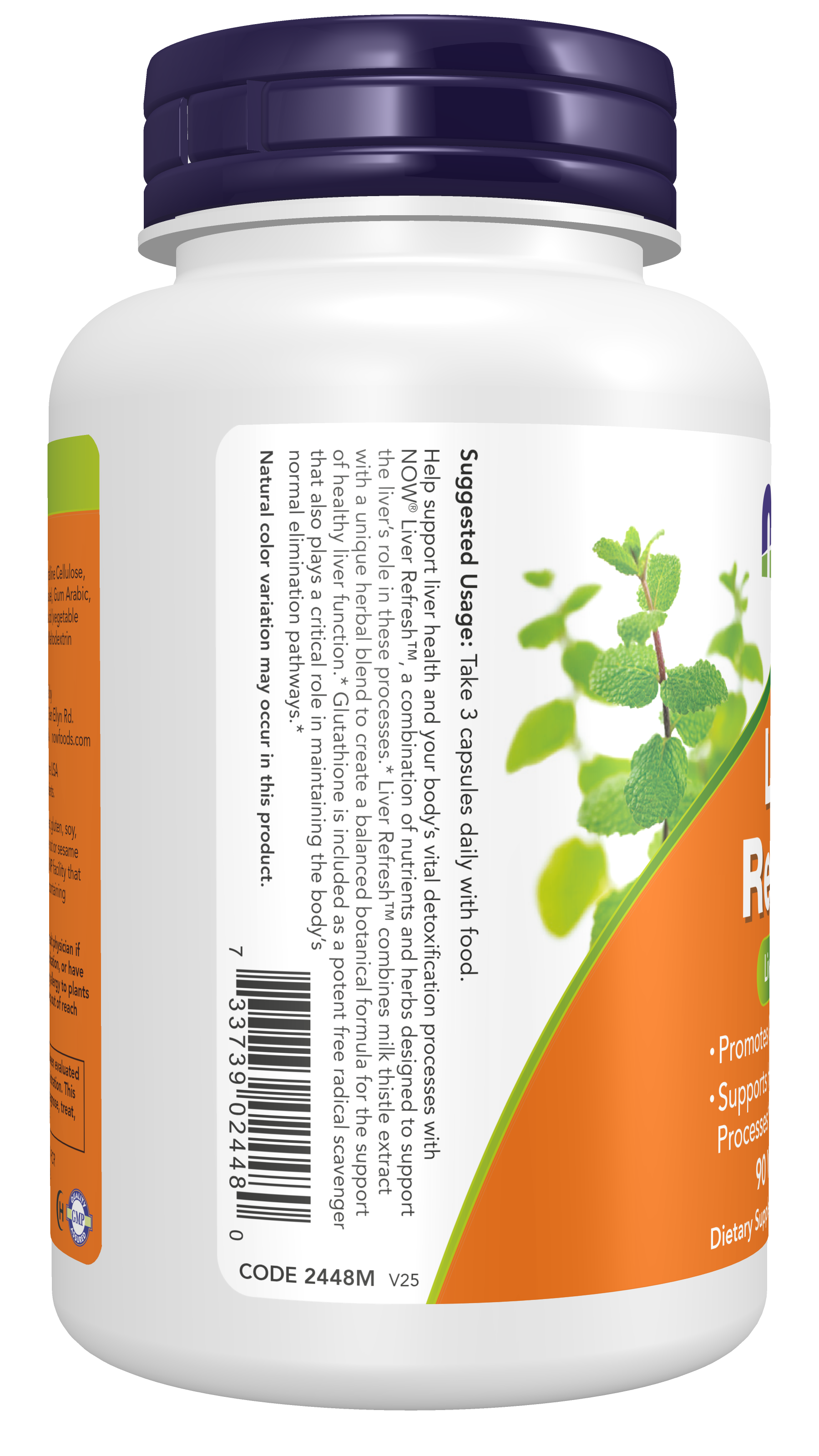 NOW Supplements, Liver Refresh™, with Milk Thistle Extract, 90 Veg Caps