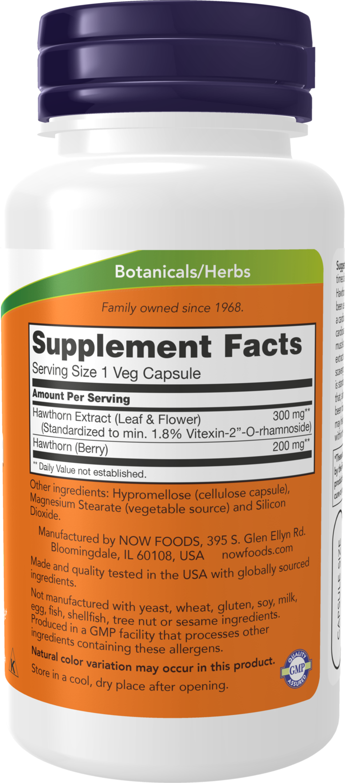 NOW Supplements, Hawthorn Extract 300 mg, 90 Veg Caps