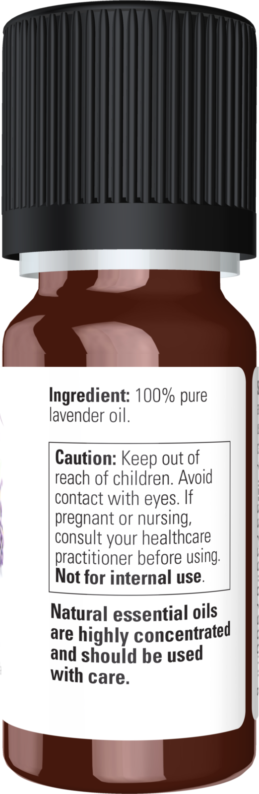 NOW Essential Oils, Lavender Oil, Steam Distilled, Undiluted, 10 mL