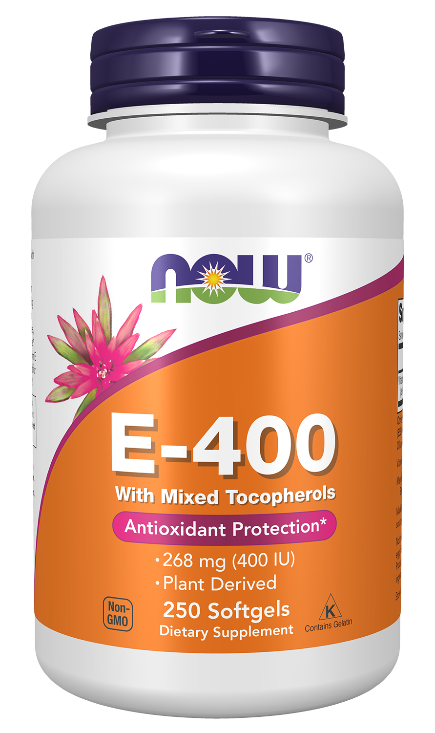 NOW Supplements, Vitamin E-400 IU Mixed Tocopherols, 250 Softgels