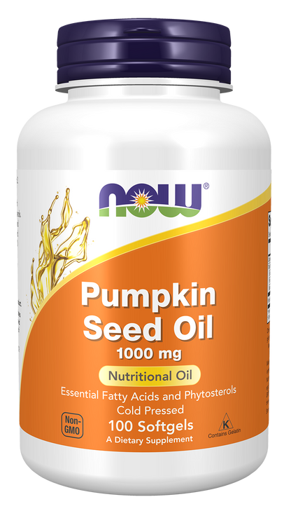 NOW Supplements, Pumpkin Seed Oil 1000 mg, Cold Pressed, 100 Softgels