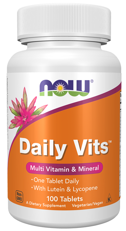 NOW Supplements, Daily Vits™, One Tablet Daily, 100 Tabs