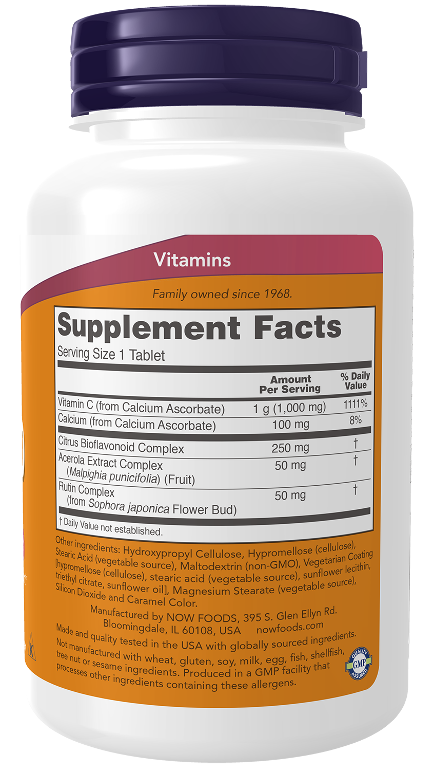 NOW Supplements, Vitamin C-1000 Complex, Buffered, 90 Tabs