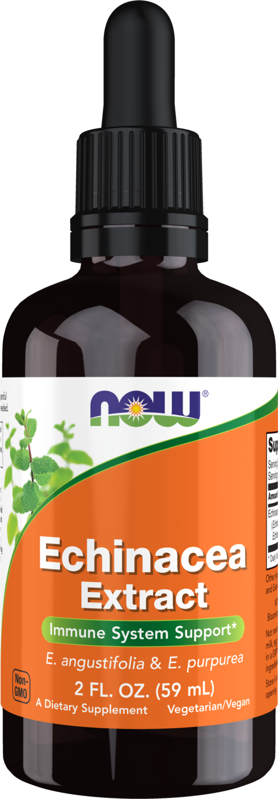 NOW Supplements, Echinacea Extract Liquid with Dropper, 2 fl. oz