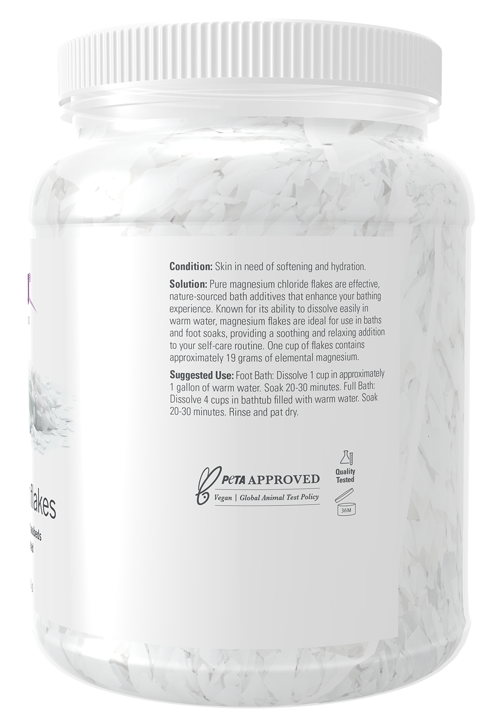 NOW Solutions, Magnesium Flakes, from the Ancient Seabed, 54 oz