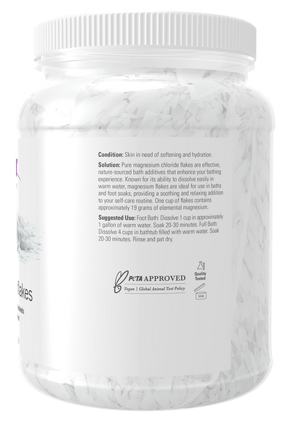 NOW Solutions, Magnesium Flakes, from the Ancient Seabed, 54 oz