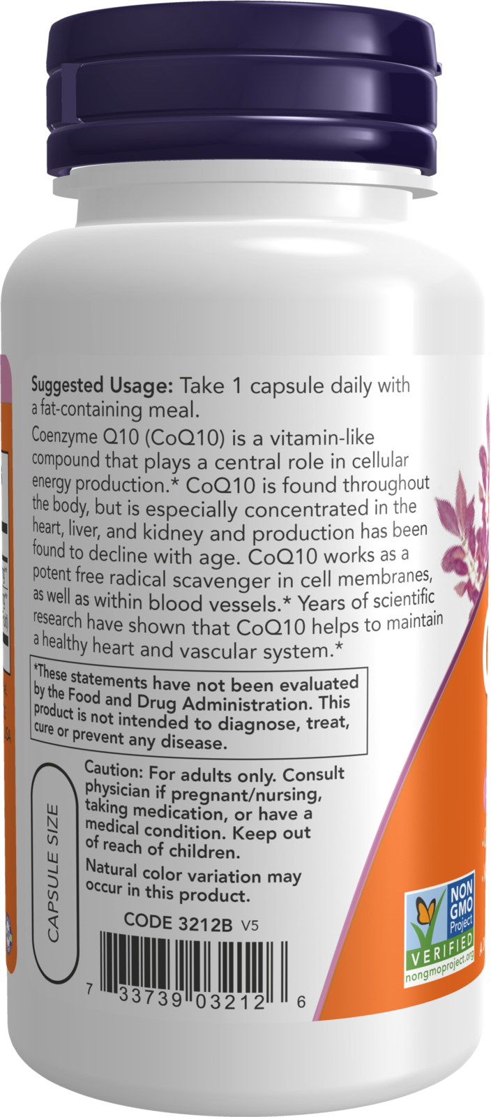 NOW Supplements, CoQ10 100 mg, Pharmaceutical Grade, 90 Veg Caps