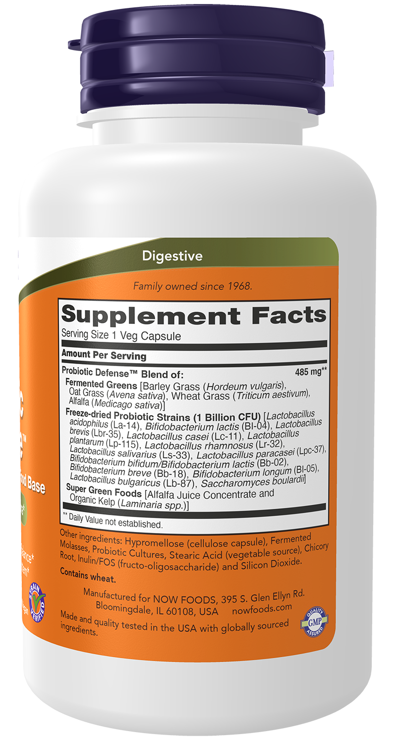 NOW Supplements, Probiotic Defense, Probiotic Blend, 90 Veg Caps