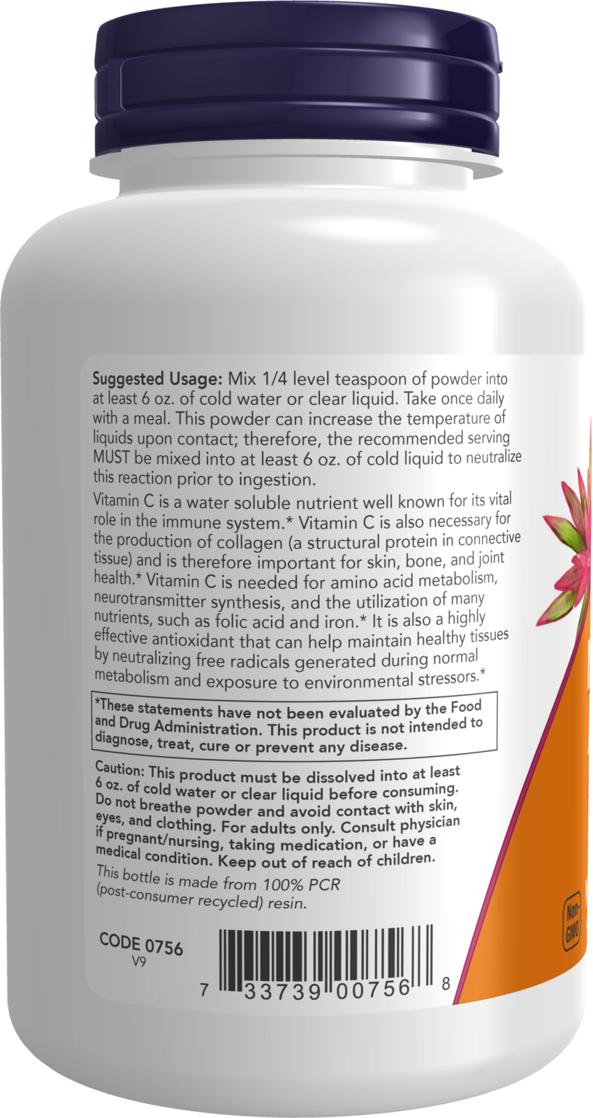 NOW Supplements, Magnesium Ascorbate Powder, Antioxidant Protection*, 8 oz