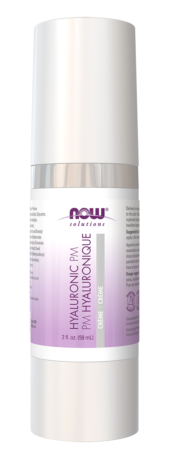 NOW Solutions, Hyaluronic PM, Creme, Moisturizer, 2 fl. oz