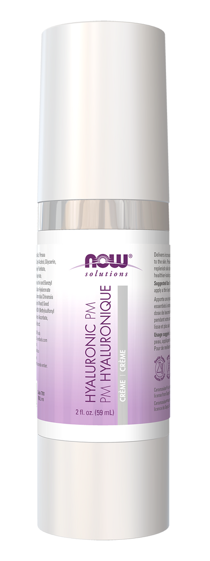 NOW Solutions, Hyaluronic PM, Creme, Moisturizer, 2 fl. oz