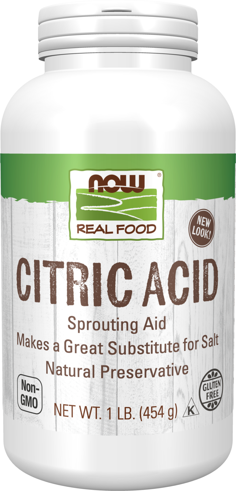 NOW Foods, Citric Acid, Sprouting Aid, Great Substitute for Salt, 1 lb