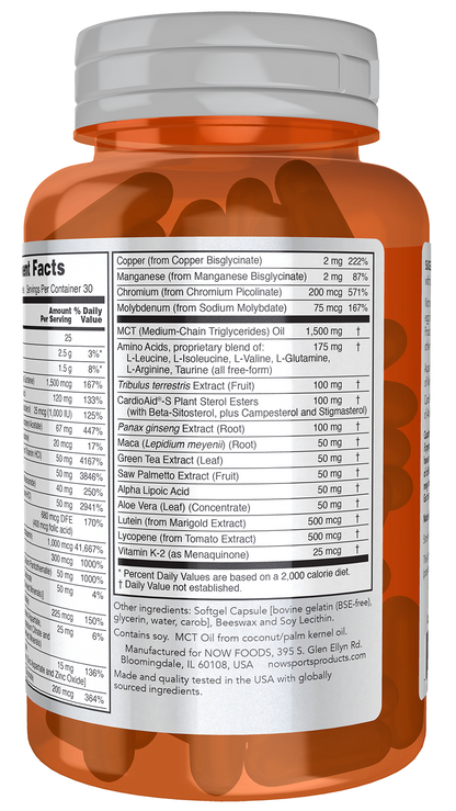 NOW Sports, Men's Active Sports Multi, Daily Multivitamin, 90 Softgels