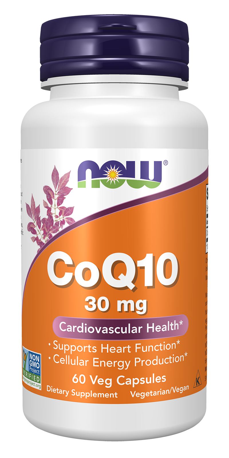 NOW Supplements, CoQ10 30 mg, Pharmaceutical Grade, 60 Veg Caps