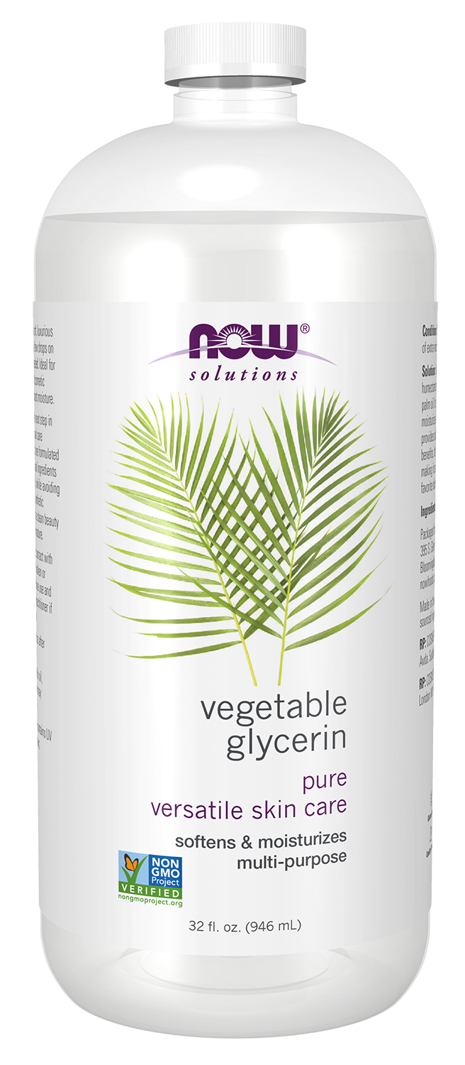 NOW Solutions, Vegetable Glycerin, Multi-Purpose Skin Care, 32 fl. oz