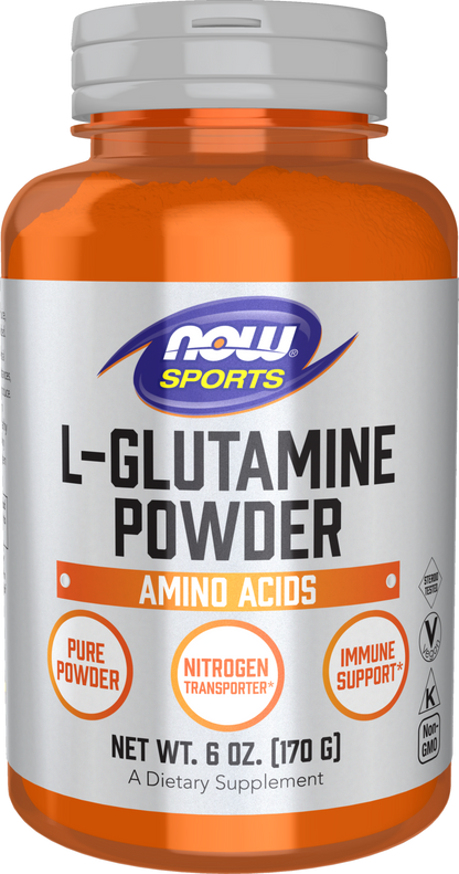 NOW Sports, L-Glutamine Powder, Amino Acid, 6 oz