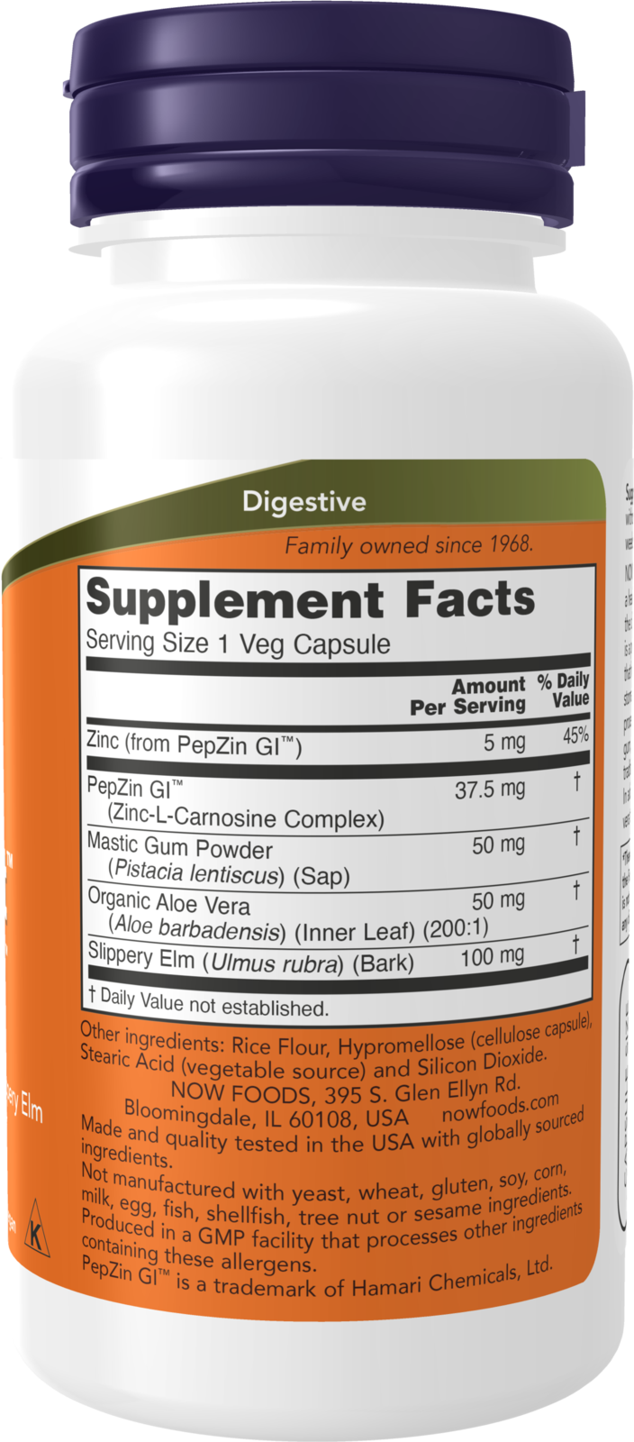NOW Supplements, Gastro Comfort,  with Mastic Gum, Aloe Vera, 60 Veg Caps