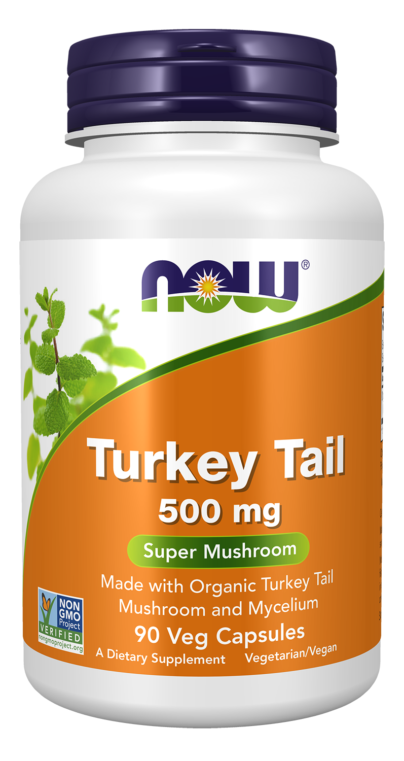 NOW Supplements, Turkey Tail 500 mg,  90 Veg Caps