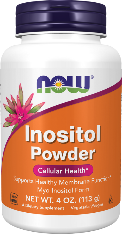 NOW Supplements, Inositol Powder, Cellular Health*, 4-oz