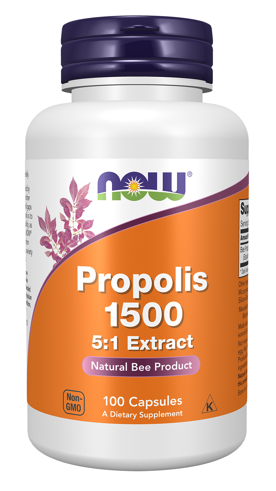 NOW Supplements, Propolis 1,500 mg, 100 Veg Capsules