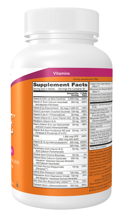 NOW Supplements, Eve™ Women's Multivitamin, 180 Tabs