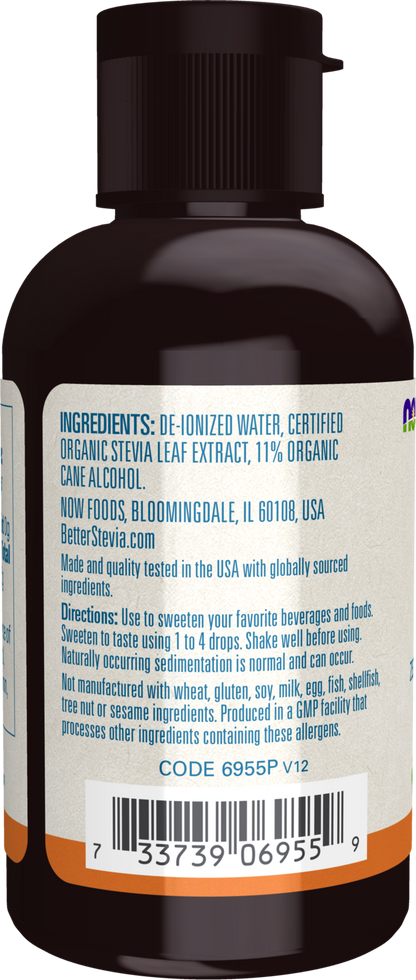 NOW BetterStevia® Original Zero-Calorie Liquid Sweetener, 2 fl. oz.