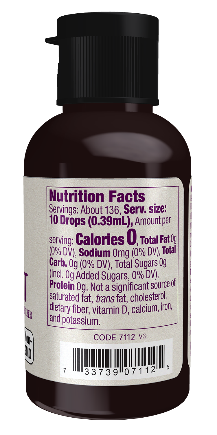 NOW Foods, Organic Liquid Monk Fruit, Caramel Zero-Calorie, 1.8  fl. oz