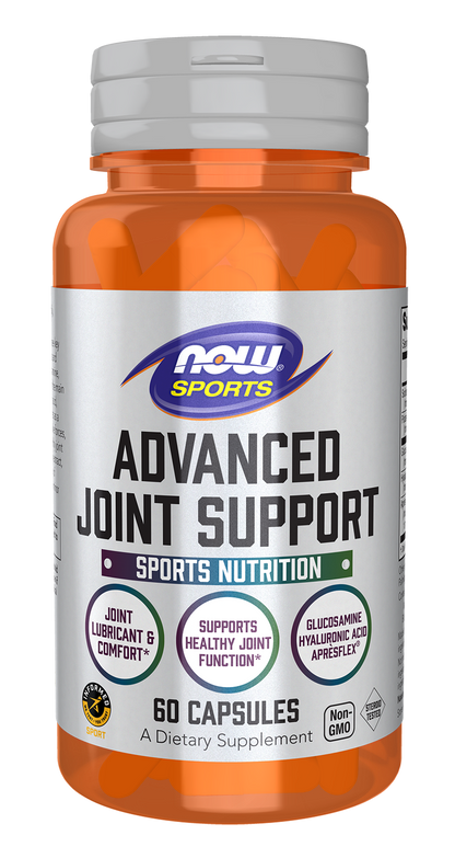 NOW Sports, Advanced Joint Support, Glucosamine, Hyaluronic Acid, 60 Caps