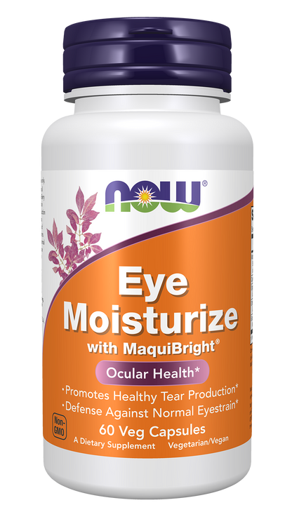NOW Supplements, Eye Moisturize with MaquiBright®, 60 Veg Caps