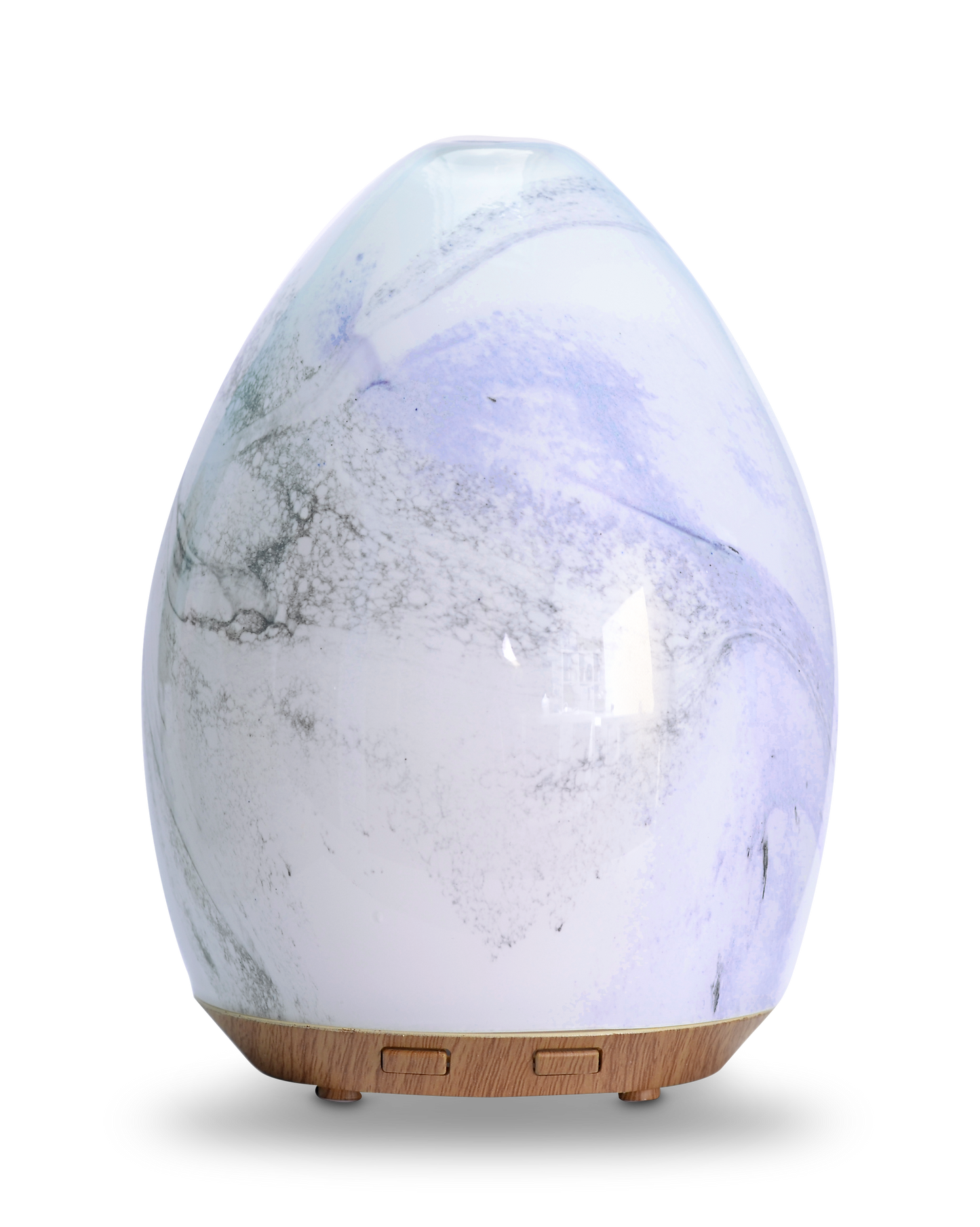 NOW Solutions, Ultrasonic USB Glass Swirl Aromatherapy Oil Diffuser