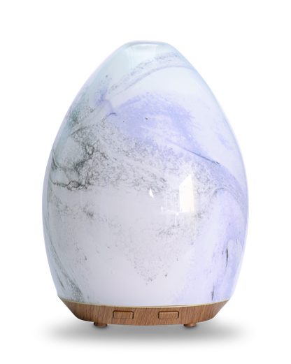 NOW Solutions, Ultrasonic USB Glass Swirl Aromatherapy Oil Diffuser
