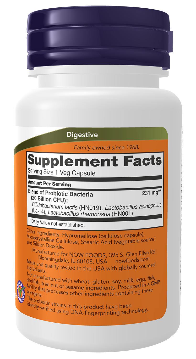 NOW Supplements, Women's Probiotic, 20 Billion, 50 Veg Caps