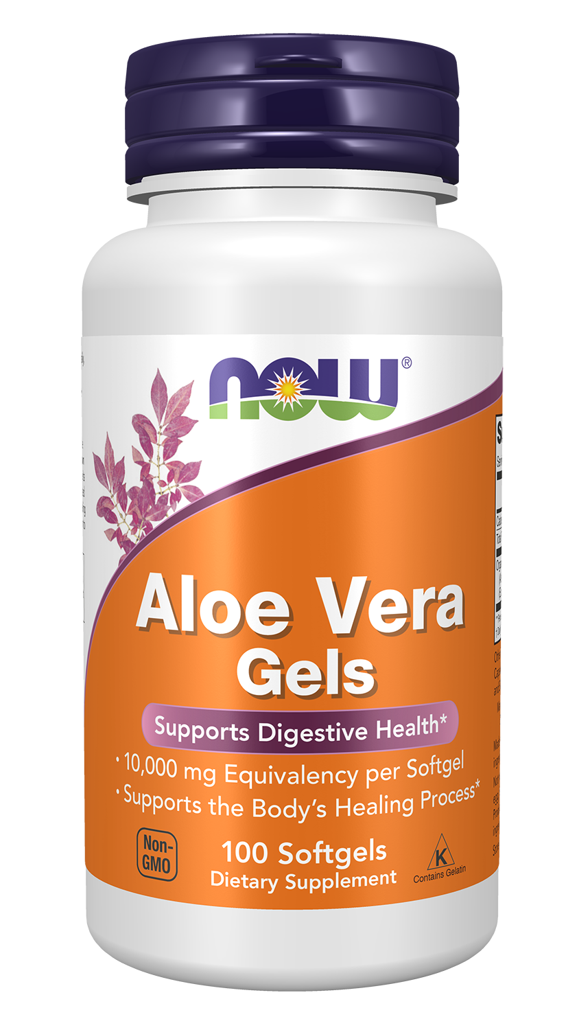 NOW Supplements, Aloe Vera, Digestive Support*, 100 Softgels