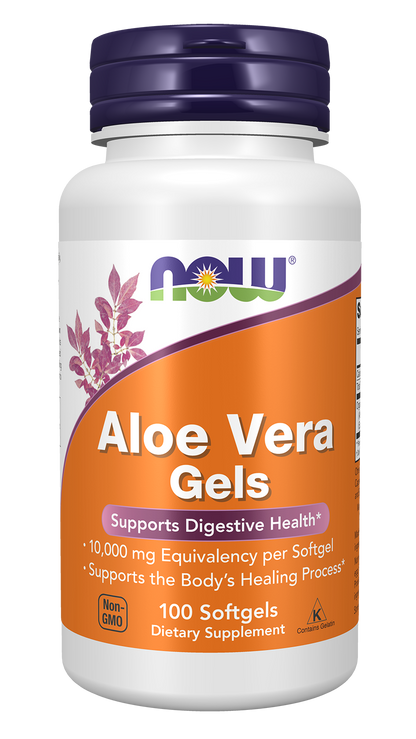 NOW Supplements, Aloe Vera, Digestive Support*, 100 Softgels