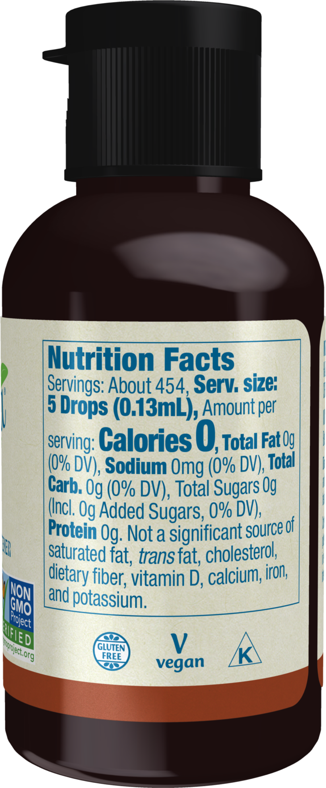 NOW  BetterStevia® Hazelnut Zero-Calorie Liquid Sweetener, 2 fl. oz.