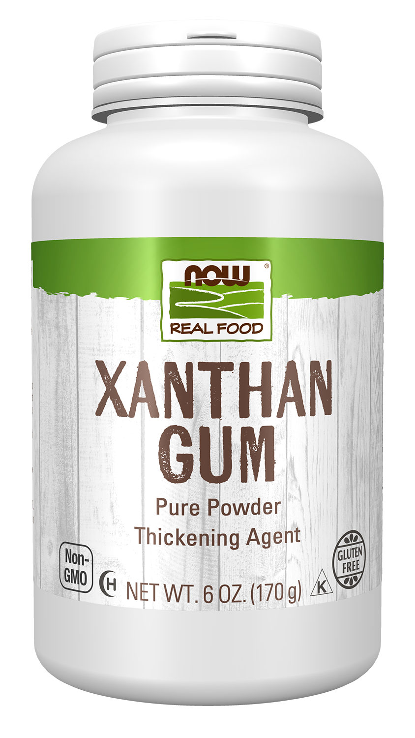 NOW Foods, Xanthan Gum Powder, Gluten-Free Thickener, 6 oz