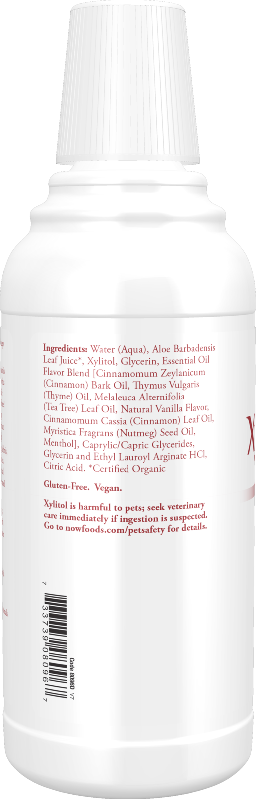 NOW Solutions, Xyliwhite™ Mouthwash, Cinnafresh Flavor, 16 fl. oz