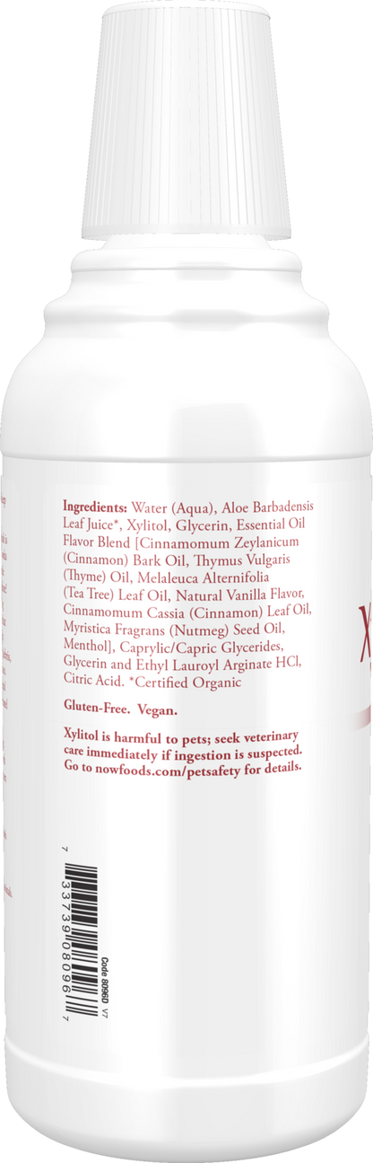 NOW Solutions, Xyliwhite™ Mouthwash, Cinnafresh Flavor, 16 fl. oz