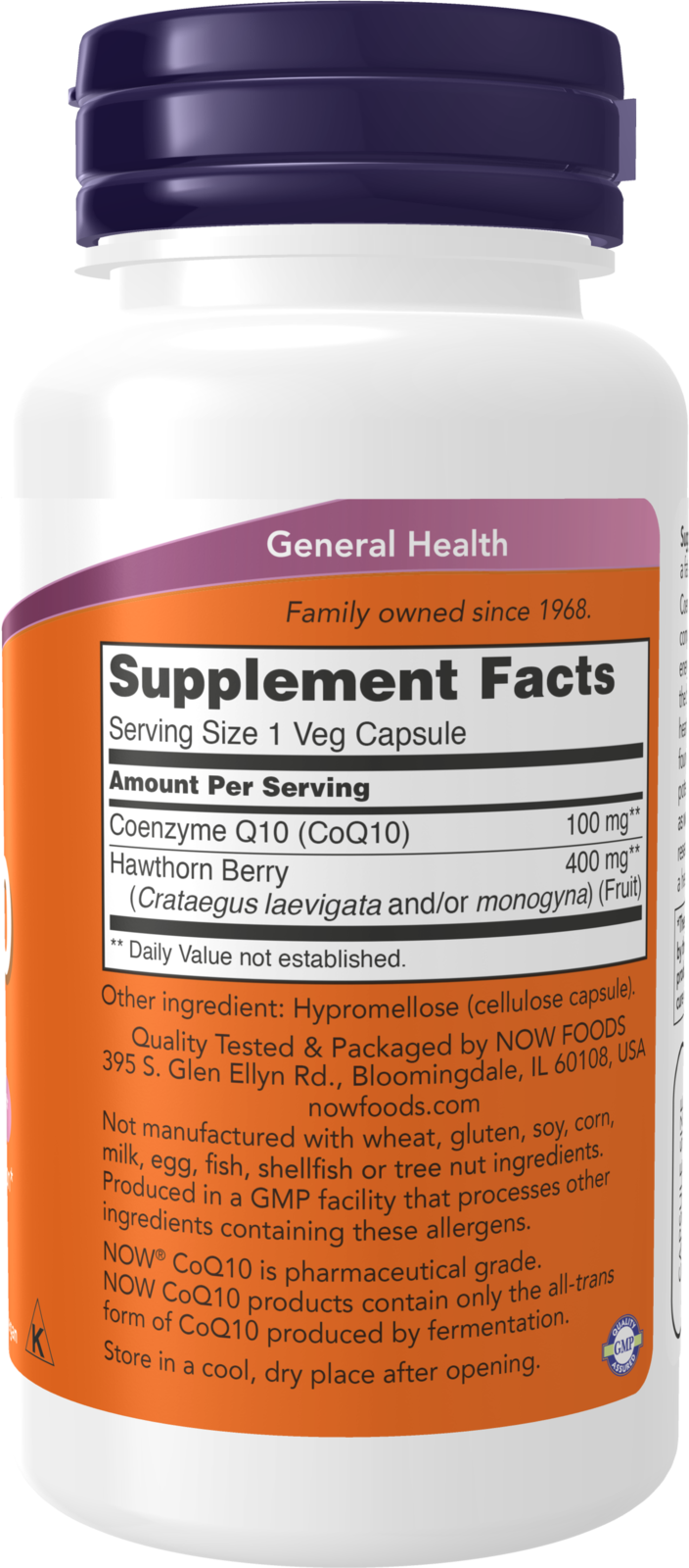 NOW Supplements, CoQ10 100 mg, Pharmaceutical Grade, 90 Veg Caps
